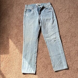 Hidden Light Blue Straight Leg Jeans